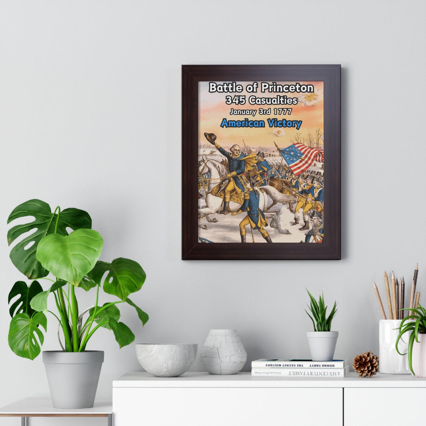 Battle of Princeton Framed Poster