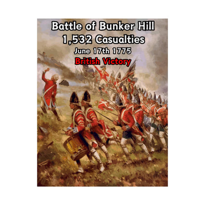 Battle of Bunker Hill Vertical Matte Poster