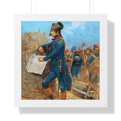 Napoleon Bonaparte at the Siege of Toulon Framed Painting Poster