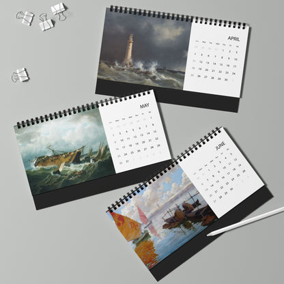 Maritime Art 2027 Desktop Calendar