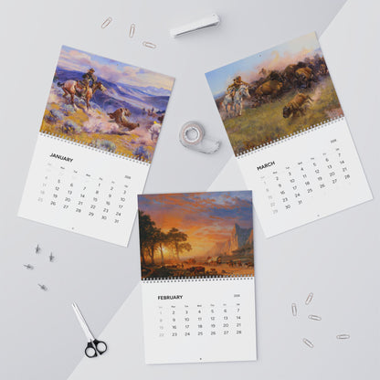 American Western Painting 2026 Calendar