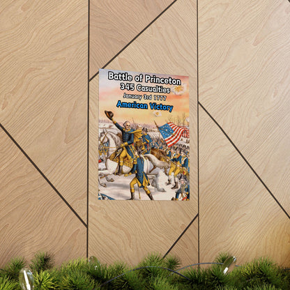 Battle of Princeton Vertical Matte Poster