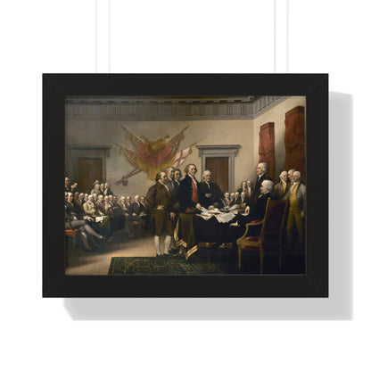 The Signing of The Declaration of Independence Framed Painting Poster