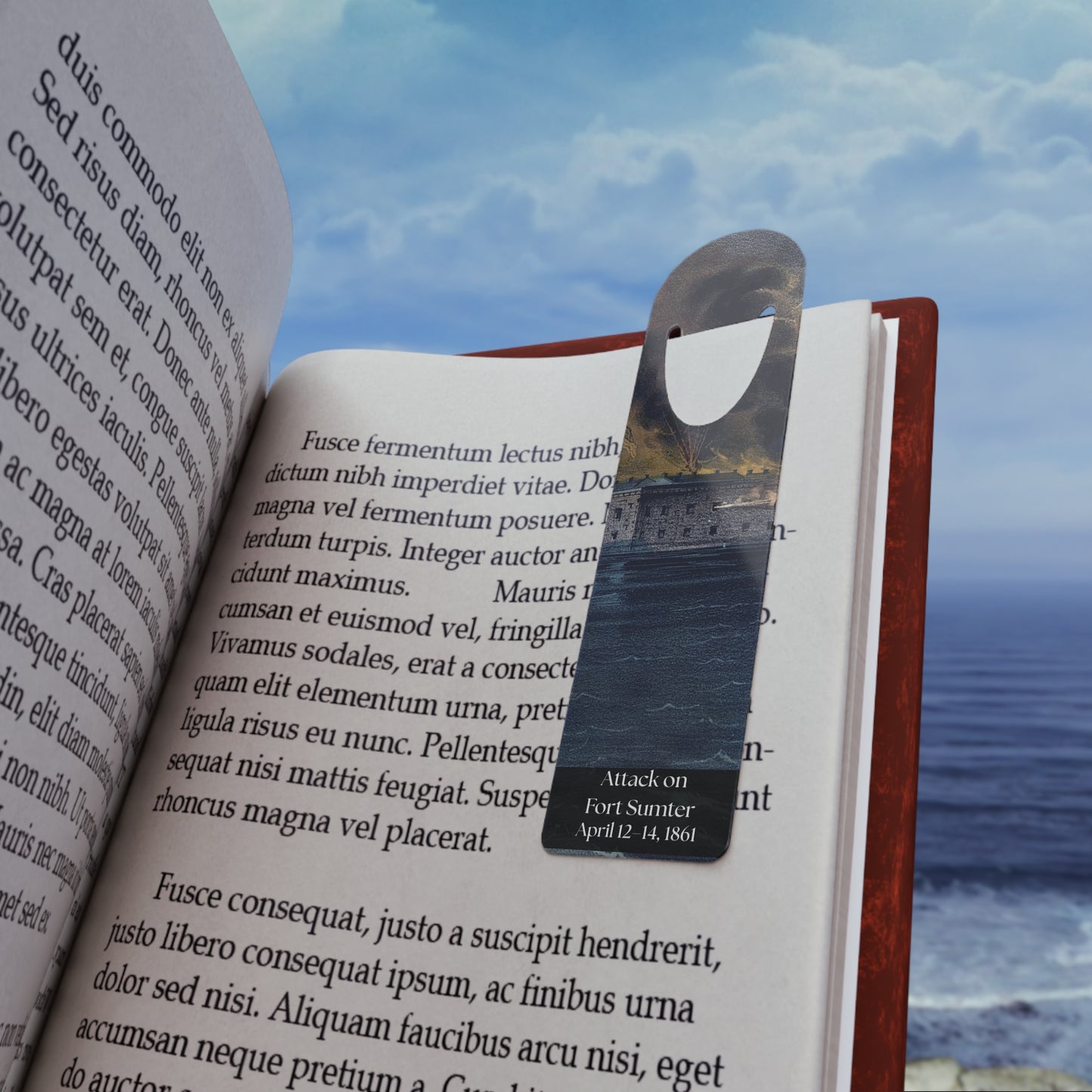 Fort Sumter Attack Bookmark