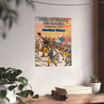 Battle of Princeton Vertical Matte Poster