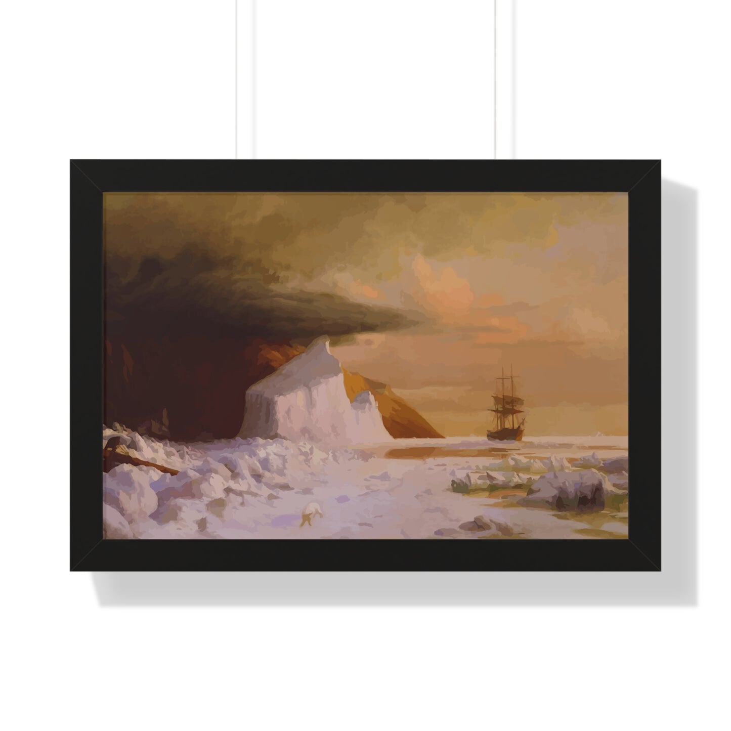 Arctic Summer Framed Painting Poster