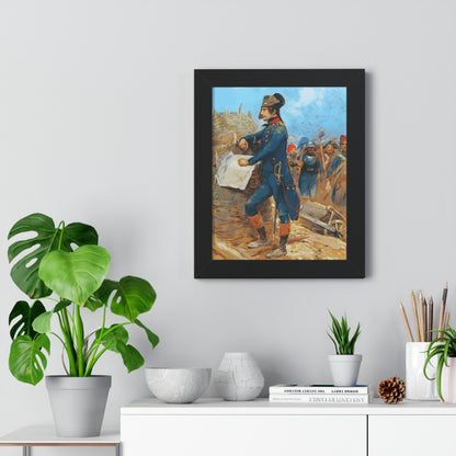 Napoleon Bonaparte at the Siege of Toulon Framed Painting Poster