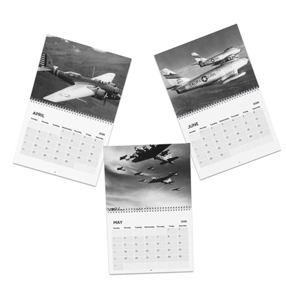 Aircraft Throughout History (Grid Style) 2026 Calendar
