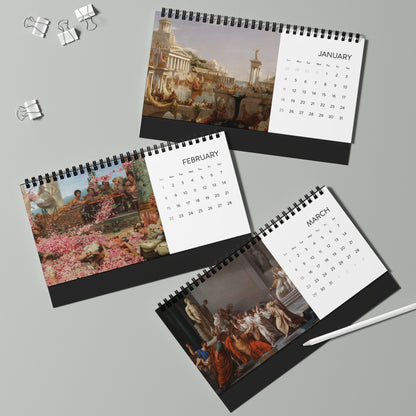 Roman History 2026 Desktop Calendar