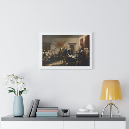 The Signing of The Declaration of Independence Framed Painting Poster