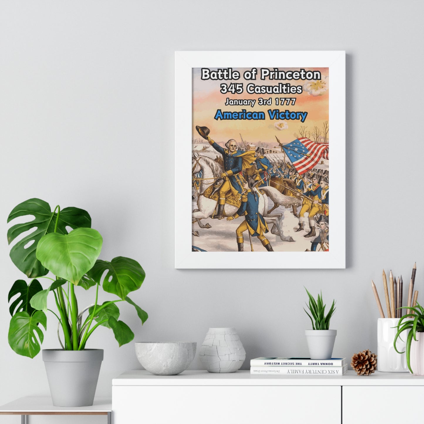 Battle of Princeton Framed Poster