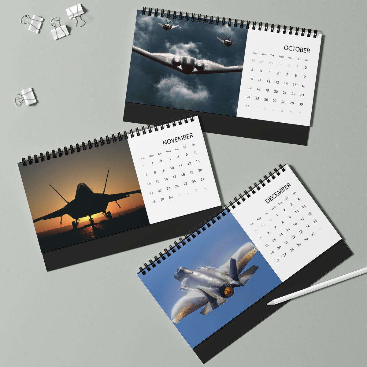 100 years of American Aircraft 2027 Desktop Calendar