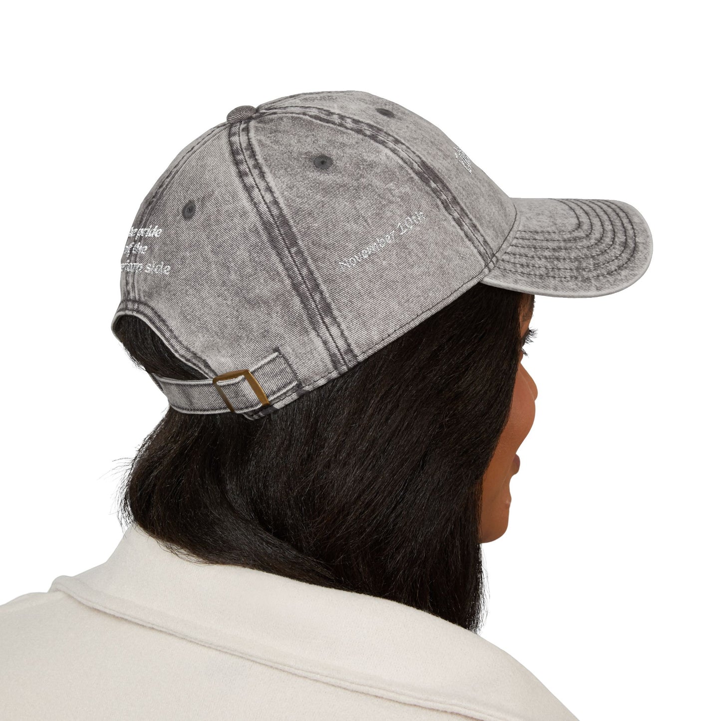 Edmund Fitzgerald Embroidered Vintage Hat