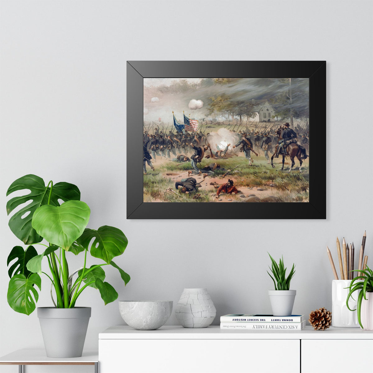 Battle of Antietam Framed Print | Thure de Thulstrup, 1887