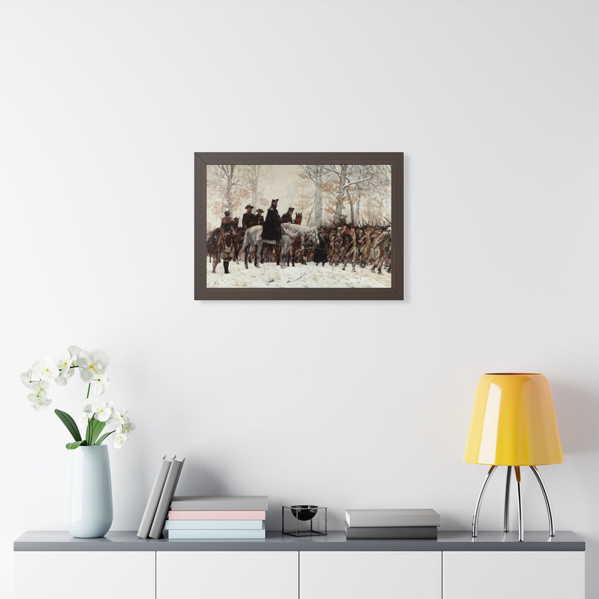 The March to Valley Forge Framed Print | William B. T. Trego, 1883