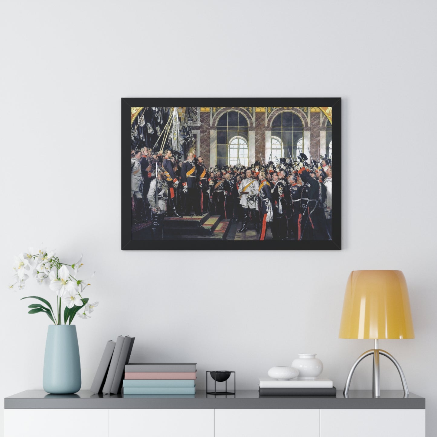 Proclamation of the German Empire Framed Painting Poster