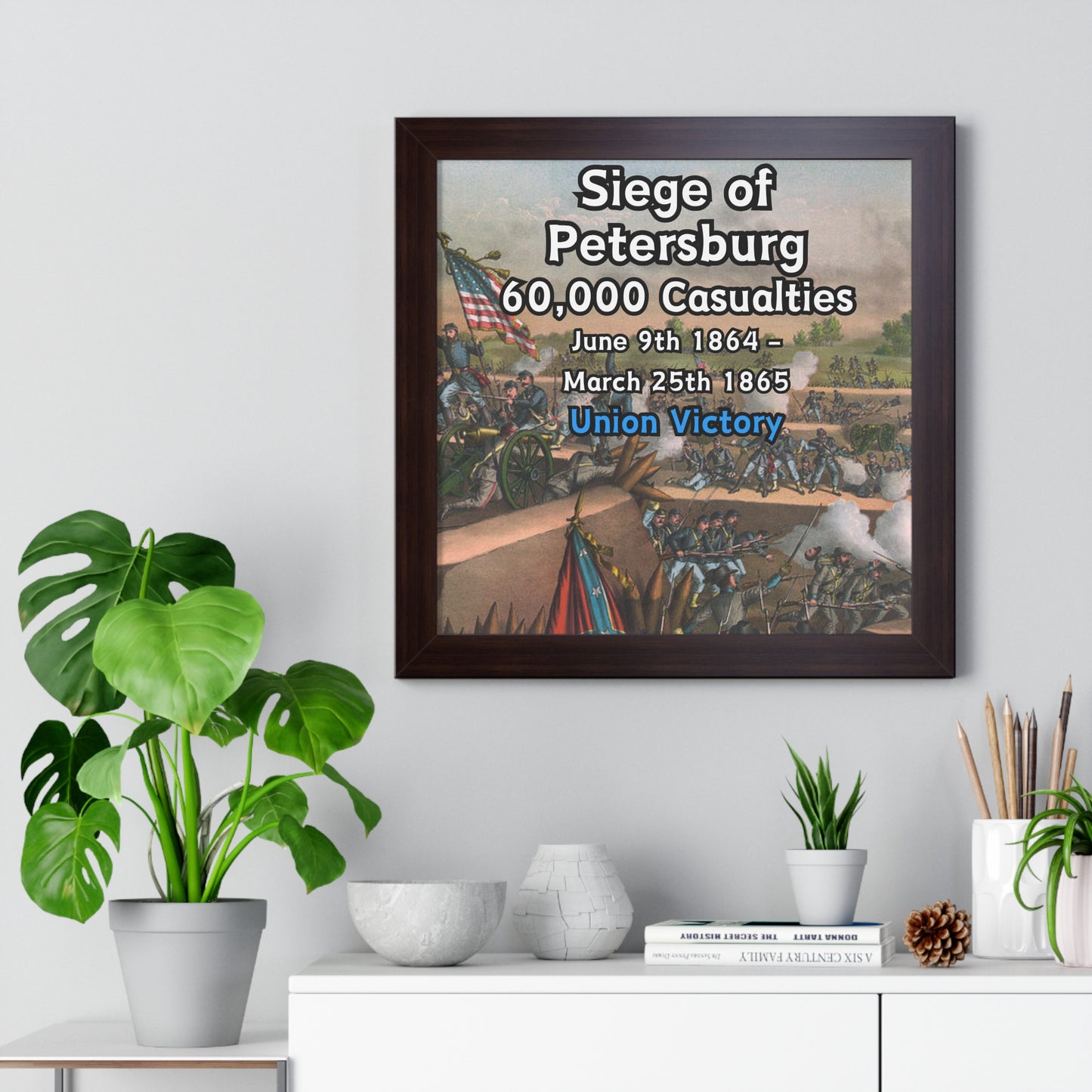 Siege of Petersburg Framed Poster