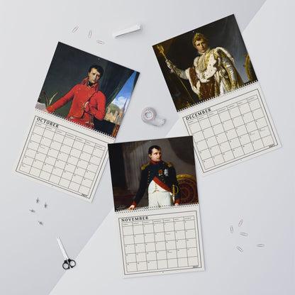 Historical Art Wall Calendar — Napoleon Portraits Monthly Calendar