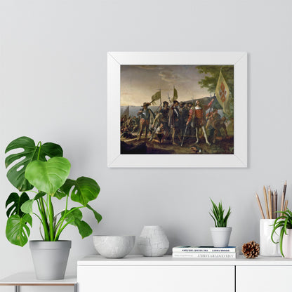 Landing of Columbus Framed Print | John Vanderlyn, 1847