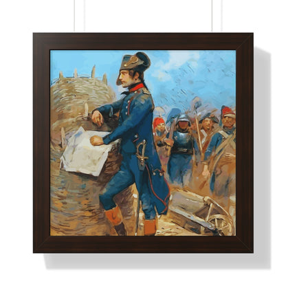 Napoleon Bonaparte at the Siege of Toulon Framed Painting Poster