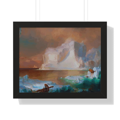 The Icebergs Framed Painting Poster