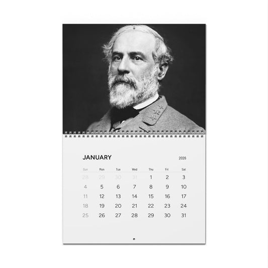 Birthdays of Civil War Generals 2026 Calendar