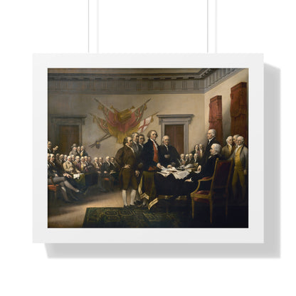 The Signing of The Declaration of Independence Framed Painting Poster