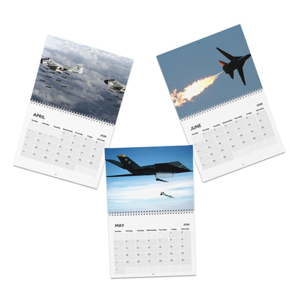 Vintage US Jets (Grid Style) 2026 Calendar