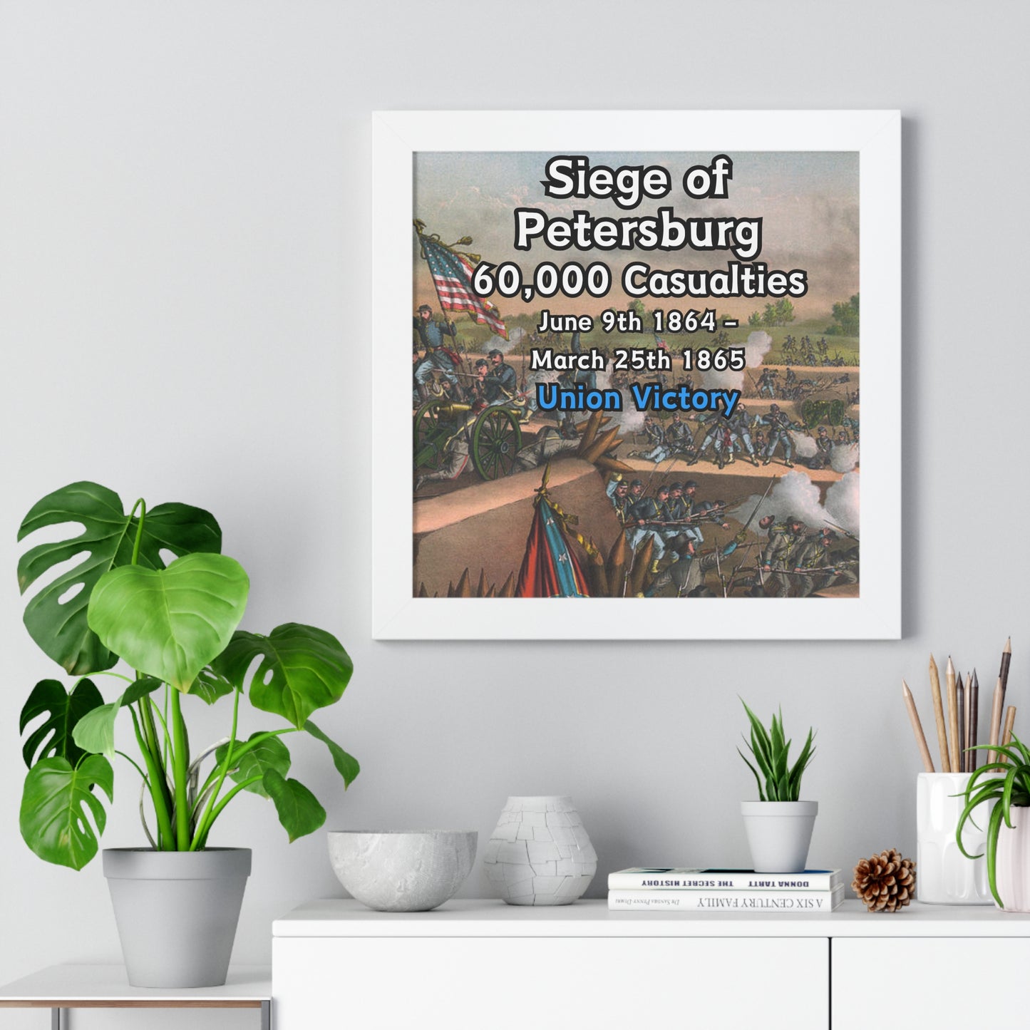 Siege of Petersburg Framed Poster