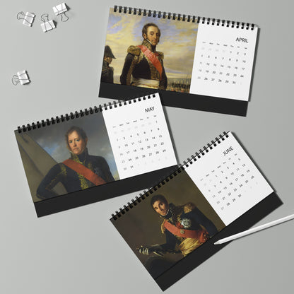 Napoleon's Marshals 2027 Desktop Calendar