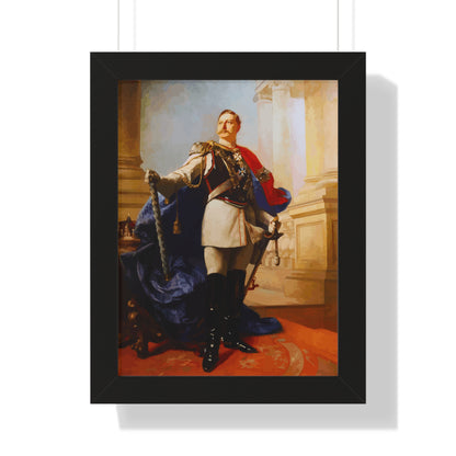 Kaiser Wilhelm II Framed Painting Poster