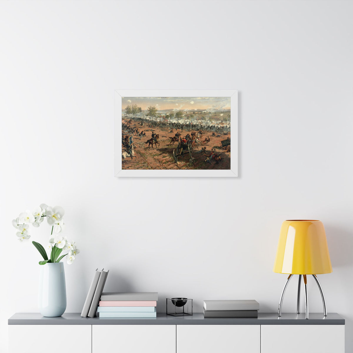 Battle of Gettysburg Framed Print | Thure de Thulstrup, 1887