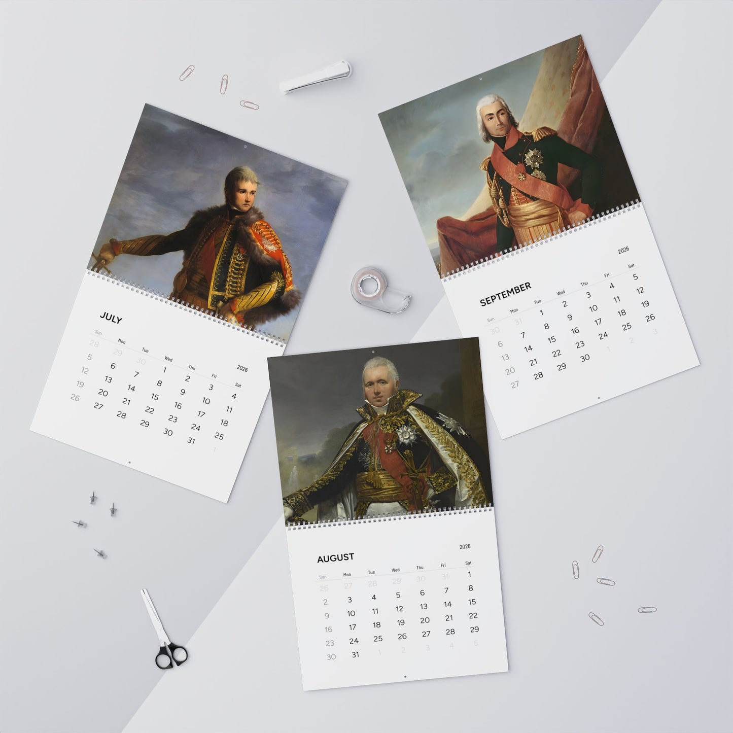 Napoleon's Marshals 2026 Calendar