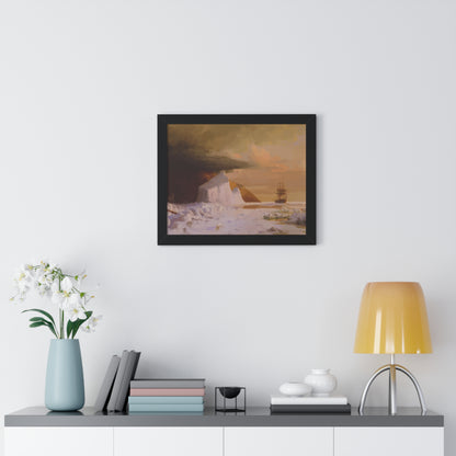 Historical Arctic Summer Framed Painting Poster