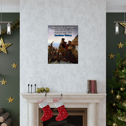 Battle of Trenton Vertical Matte Poster