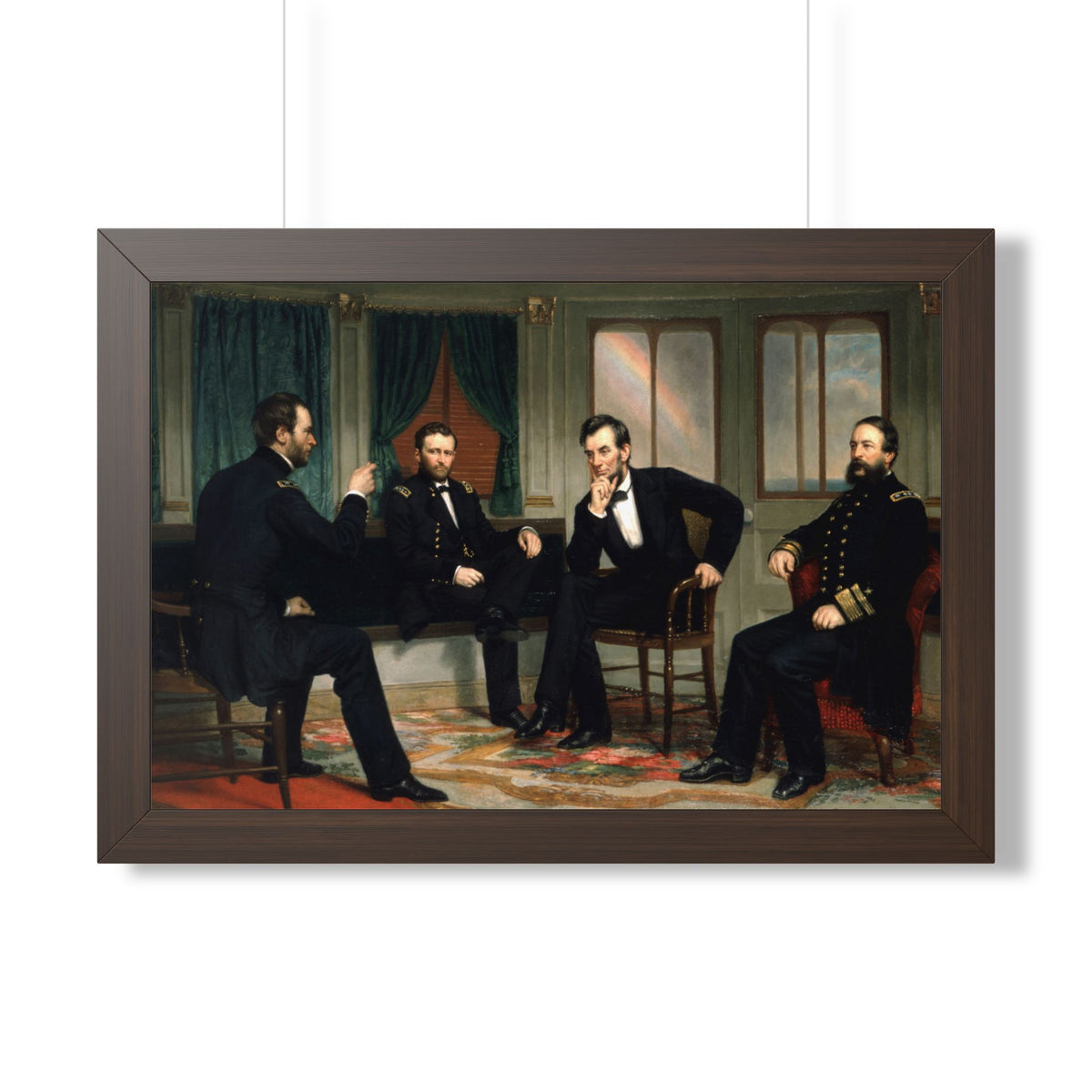 The Peacemakers Framed Print | George P. A. Healy, 1868