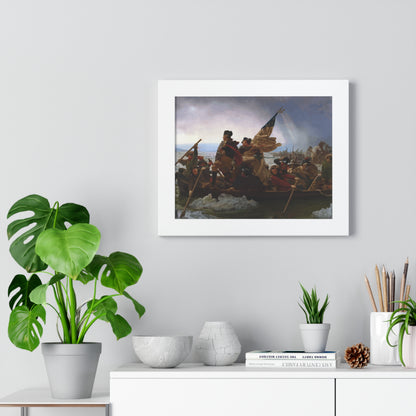 George Washington Crossing the Delaware Framed Painting Poster