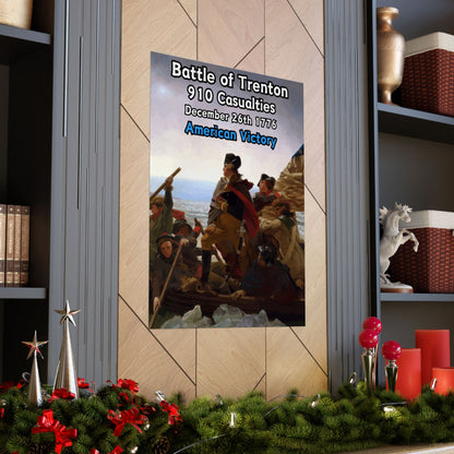 Battle of Trenton Vertical Matte Poster