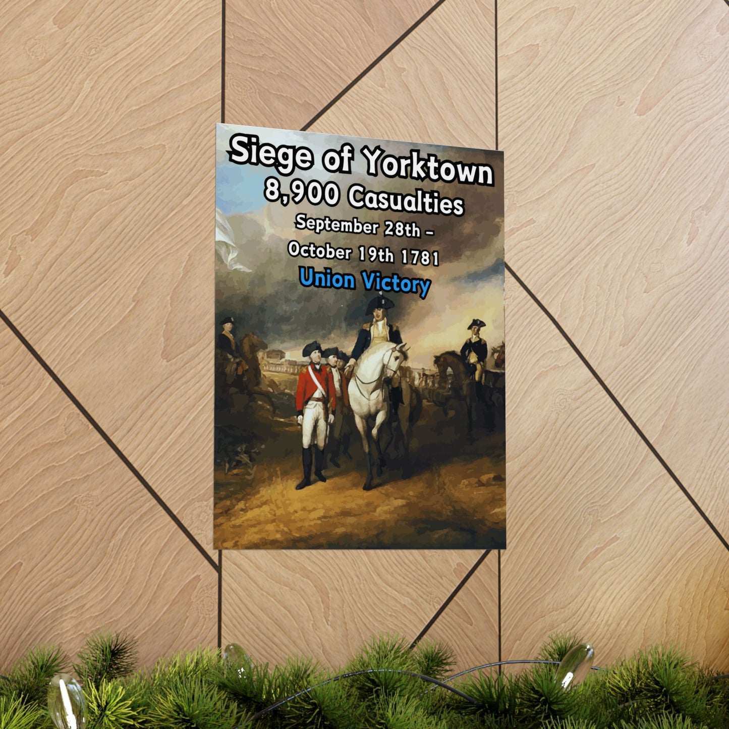 Siege of Yorktown Vertical Matte Poster