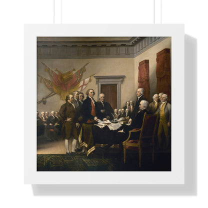 The Signing of The Declaration of Independence Framed Painting Poster