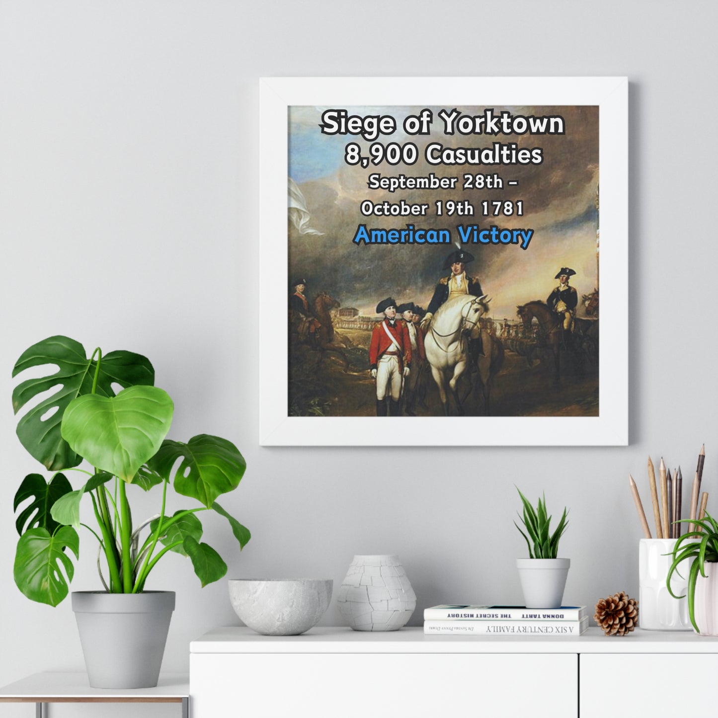 Siege of Yorktown Framed Poster