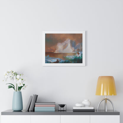 The Icebergs Framed Painting Poster