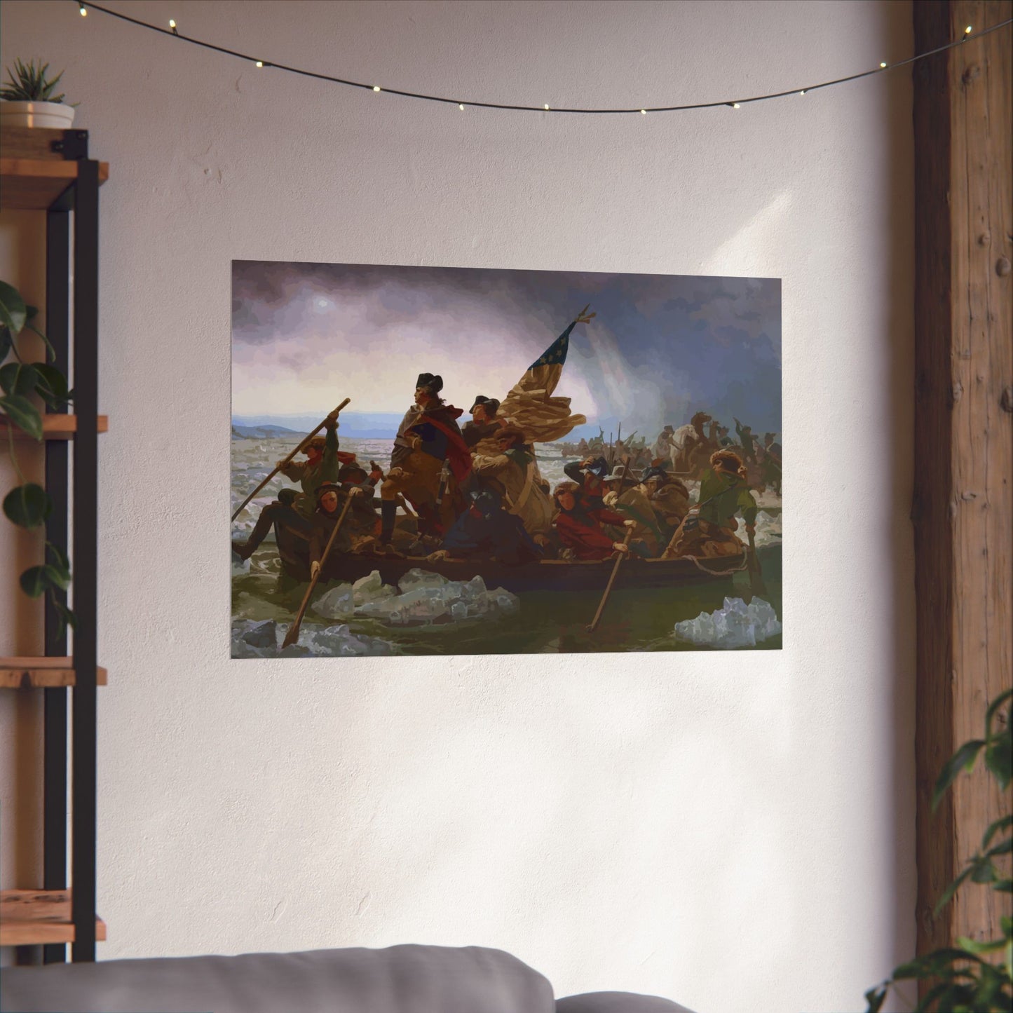 George Washington Crossing the Delaware Matte Poster