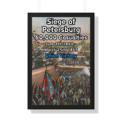 Siege of Petersburg Framed Poster