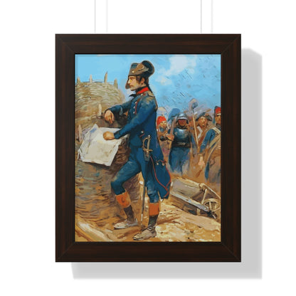 Napoleon Bonaparte at the Siege of Toulon Framed Painting Poster