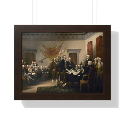 The Signing of The Declaration of Independence Framed Painting Poster