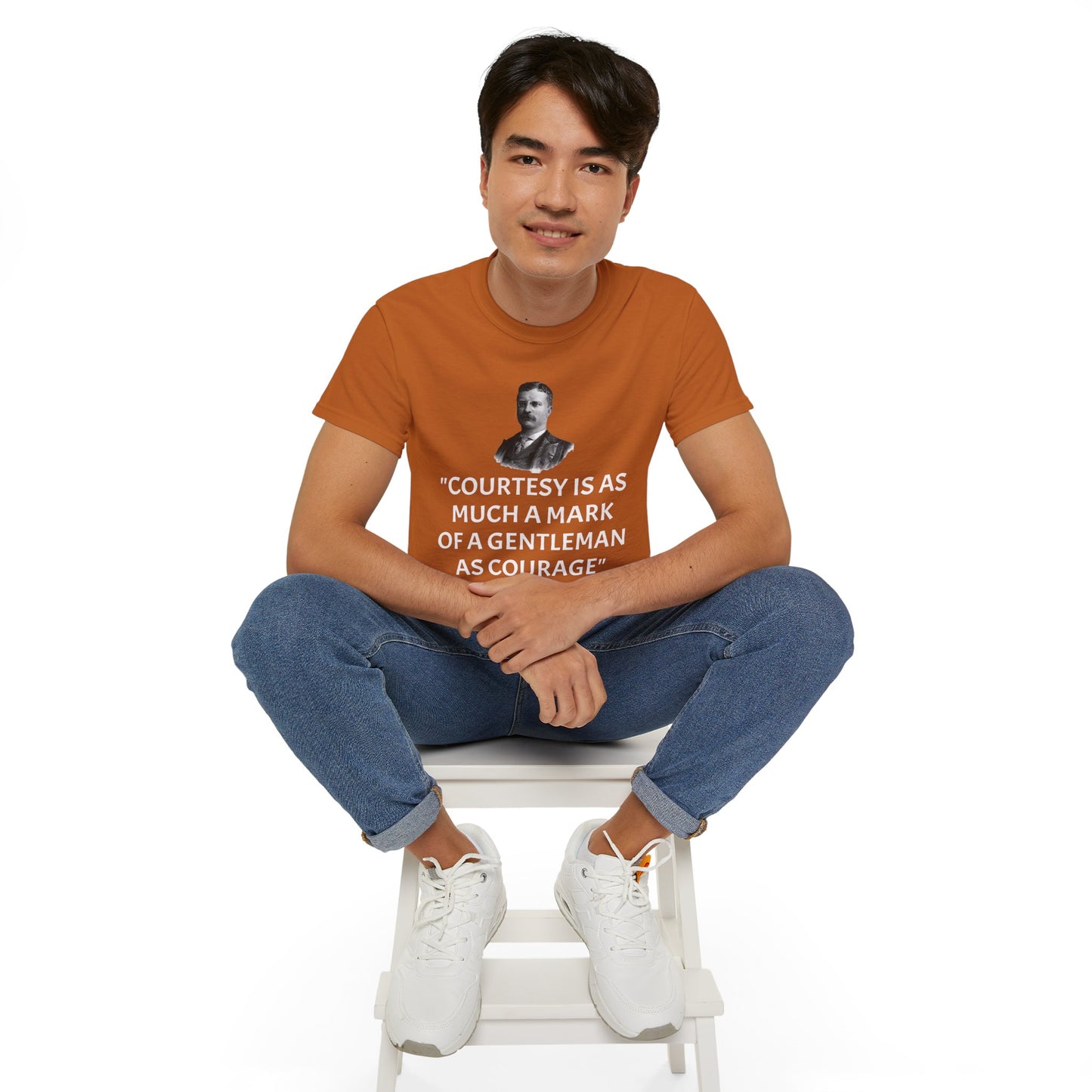 Theodore Roosevelt Quote Unisex Ultra Cotton Shirt