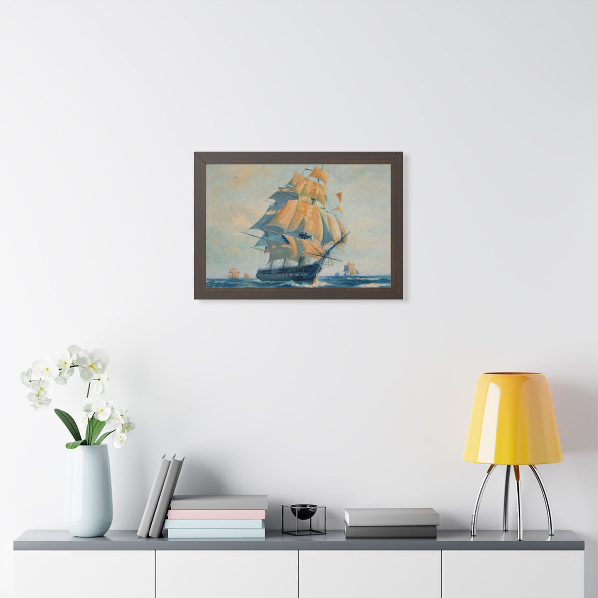 USS Constitution "Old Ironsides" Framed Print | Gordon Grant