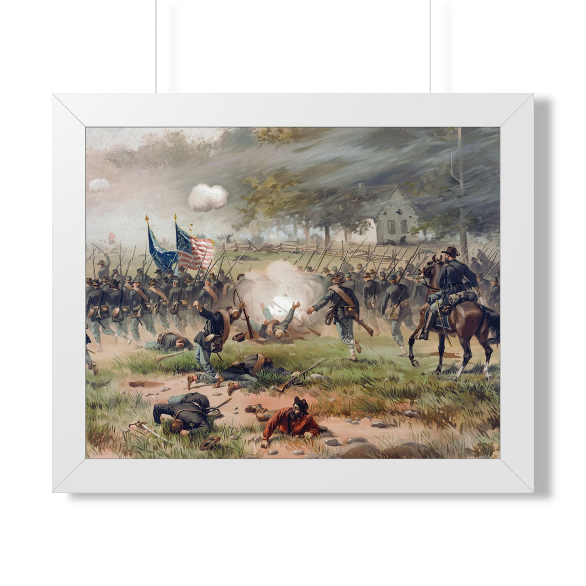 Battle of Antietam Framed Print | Thure de Thulstrup, 1887