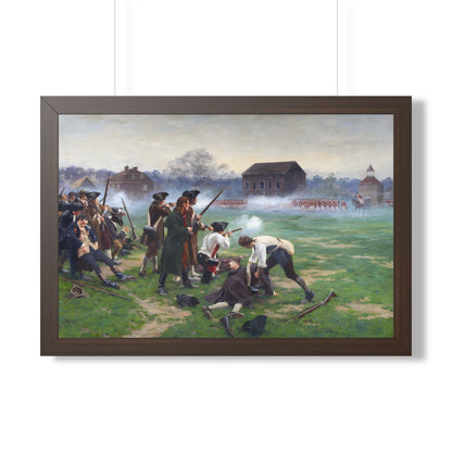 The Battle of Lexington Framed Print | William Barnes Wollen, 1910